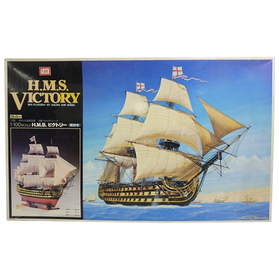 H.M.S. ビクトリー 帆付き イギリス海軍所属 3檣フルリグドシップ イマイ 1/100