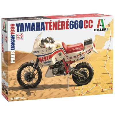 ヤマハ テネレ 660 1986 パリ・ダカールラリー 日本特別パッケージ イタレリ 1/9