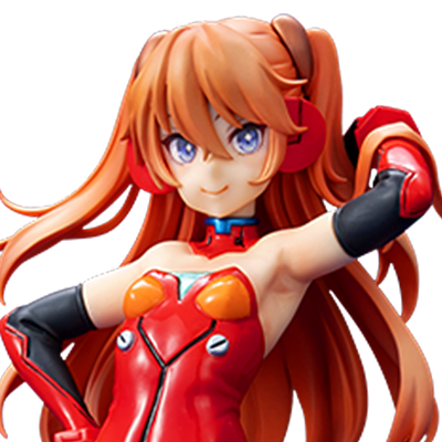 アスカ 成形色ライトベージュ エヴァンゲリオンぐりむろっく！PLUS R.C.ベルグ 1/8 レジンキット