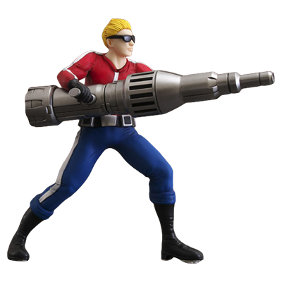 ハリアー スペースハリアー ビデオゲームヒーローズ01 R.C.ベルグ 1/12 カラーレジンキャストキット