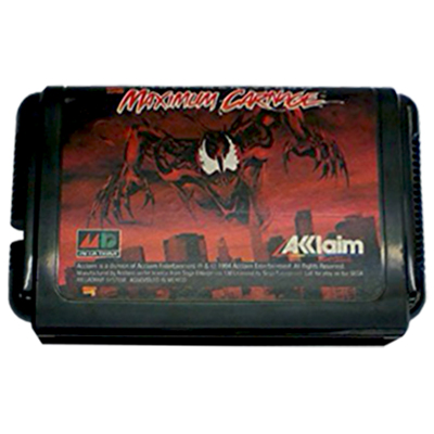 マキシマムカーネイジ 日本語マニュアル付 国内正規品 メガドライブソフト アクレイムジャパン