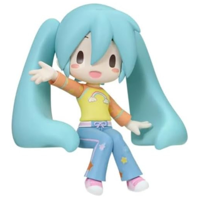 初音ミク ラブ衣装 初音ミク×オシャレ魔女 Excite Motions ふわぷち ちょこのせミニフィギュア