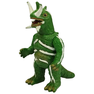 拘束怪獣 バロンザウルス 当時物 スペクトルマン 宇宙猿人ゴリ マスダヤ 約24cm ソフビ