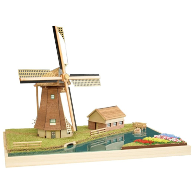 オランダ キンデルダイク ヨーロッパの街並みシリーズ ウッディジョー 1/220