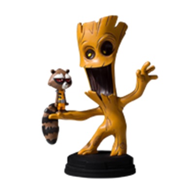 グルート＆ロケット 数量限定 マーベル・コミック ミニスタチュー ジェントル・ジャイアント