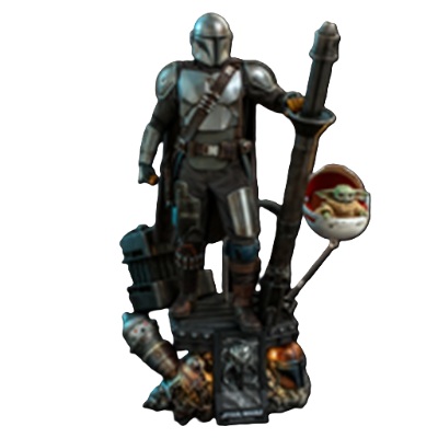 マンダロリアン＆ザ・チャイルド(２体セット) ボーナスアクセサリー付 トイサピ限定 クオータースケール