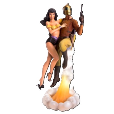 ロケッティア＆ベティ ロケッティア アートコレクションスタチュー モンド