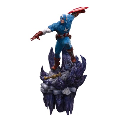 キャプテン・アメリカ コミック 数量限定 マーベル アートスケール アイアン・スタジオ