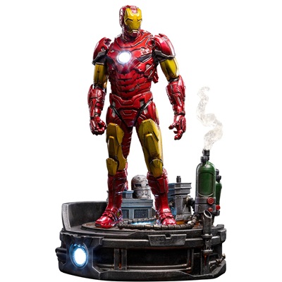 アイアンマン アンリーシュド 限定 コミック マーベル デラックス・アートスケール アイアン・スタジオ