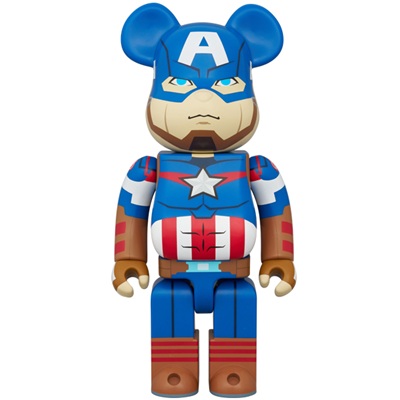 キャプテン・アメリカ 400％  BE@RBRICK メディコム・トイ