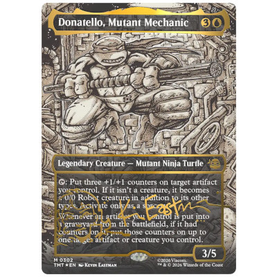 ミュータントの機械工、ドナテロ ボーダーレス Foil ヘッドライナー TMT★EN M 0302