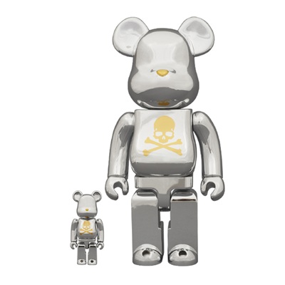 マスターマインド クロームシルバー BE@RBRICK 100%&400% 限定 メディコム・トイ