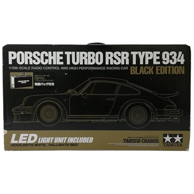ポルシェ ターボ RSR 934 ブラックエディション TA02SWシャーシ タミヤ 1/10RC