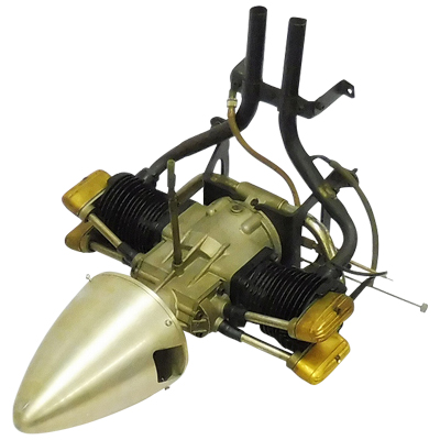 FA300T 水平対向2気筒エンジン 模型飛行機用 斎藤製作所