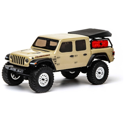 SCX24 ジープ JT グラディエーター 4WD ロック クローラー ブラッシド RTR ベージュ
