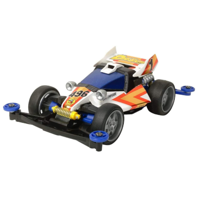組立済 ダッシュ1号・皇帝プレミアム スーパーIIシャーシ  No.69 レーサーミニ四駆 1/32