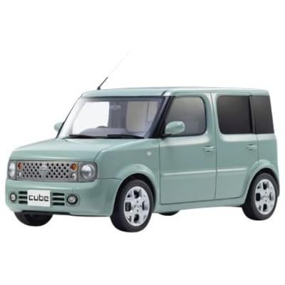日産 キューブ ライトグリーン サムライシリーズ 京商 KYOSHO 1/18