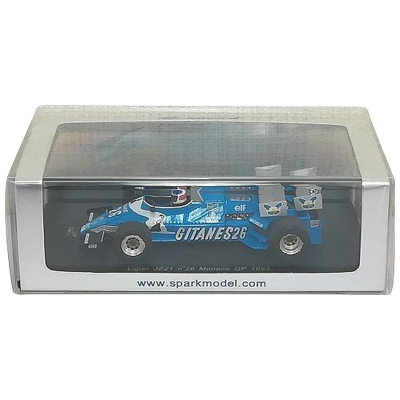 リジェ JS21 #26 Monaco GP 1983 R.ボーセル スパーク 1/43