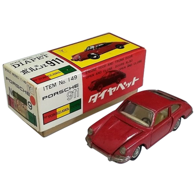 ポルシェ 911 レッド No.149 ダイヤペット ヨネザワ 1/40