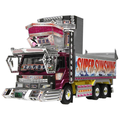 スーパーサンシャイン No.1 ザ☆デコトラ アオシマ 1/32 リニューアル