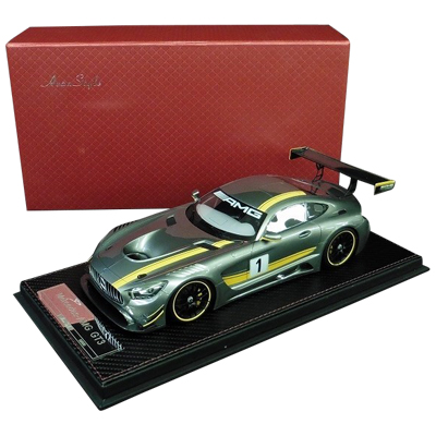 メルセデス ベンツ AMG GT3 #1 シルバーグレー フロンティアート 1/18
