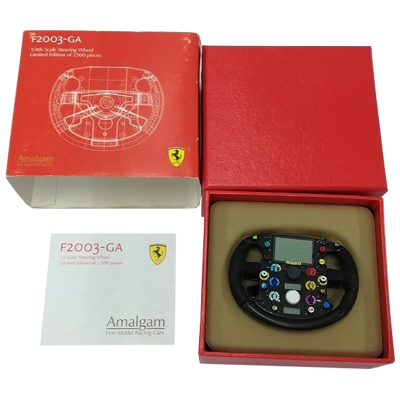 フェラーリ F2003-GA ステアリングホイール アマルガム Amalgam 1/4