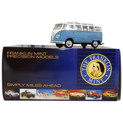 1962 フォルクスワーゲン マイクロバス ブルー フランクリンミント 1/24