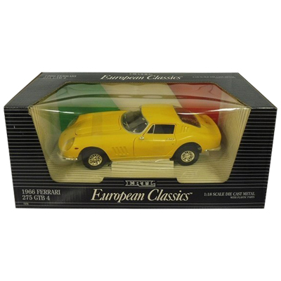 1966 フェラーリ 275 GTB 4 イエロー アーテル 1/18