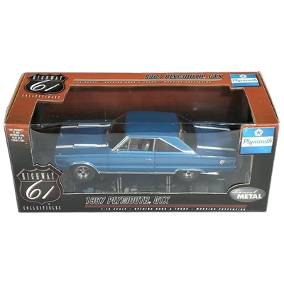 1967 プリムス GTX ハイウェイ61 ブルー アーテル 1/18
