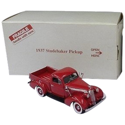 1937 スチュードベーカー ピックアップ レッド ダンバリーミント 1/24