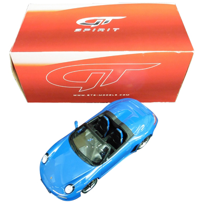ポルシェ 997 スピードスター ブルー GTスピリット 1/18