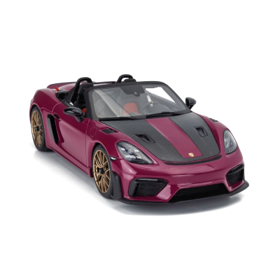 ポルシェ 718 スパイダー RS 2023 ピンク GTスピリット 1/18