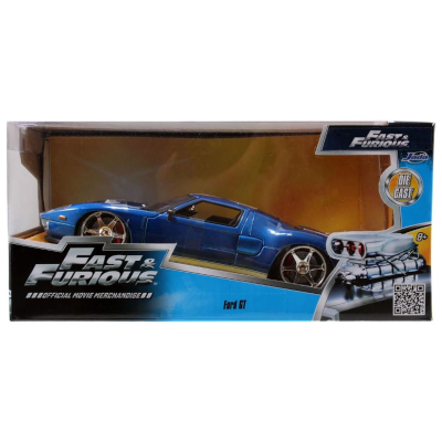 F＆F フォード GT ブルーメタリック ワイルド・スピードシリーズ ジャダトイズ 1/24