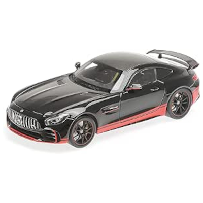 メルセデス AMG GT R 2017 ブラック レッド オールモストリアル 1/18
