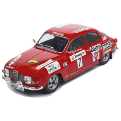 サーブ 96 V4 1973年スウェーデンラリー #7 P.Eklund/R.Carlsson 1/18