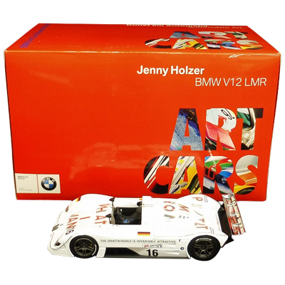 BMW V12 LMR 1999 ジェニー・ホルツァー Art Car ミニチャンプス 1/18