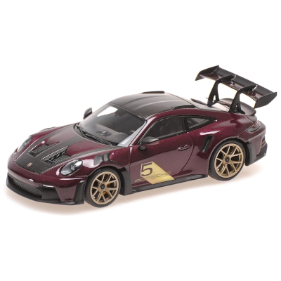 ポルシェ 911 992 GT3RS 2023 パープル ゴールドホイール ミニチャンプス 1/43
