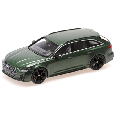 アウディ RS 6 アバント 2019 マットグリーン ミニチャンプス 1/43