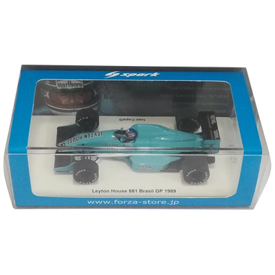 レイトンハウス 881 ブラジル GP 1989 #16 ライトブルー FORZA別注 1/43