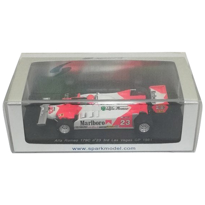アルファロメオ 179C #23 3rd Las Vegas GP 1981 スパーク 1/43