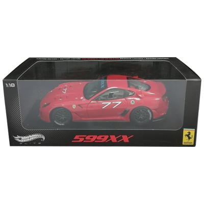 フェラーリ 599 XX #77 レッド ホットウィール エリート マテル 1/18