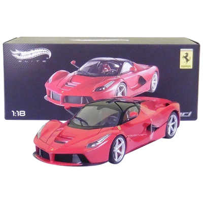 ラ フェラーリ レッド ホットウィール エリート マテル 1/18