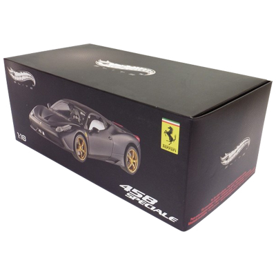 フェラーリ 458 スペチアーレ マットブラック ホットウィール エリート マテル 1/18