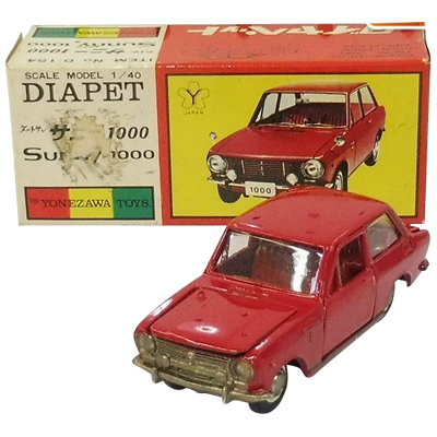 ダットサン サニー1000 レッド No.154 ダイヤペット ヨネザワ 1/40