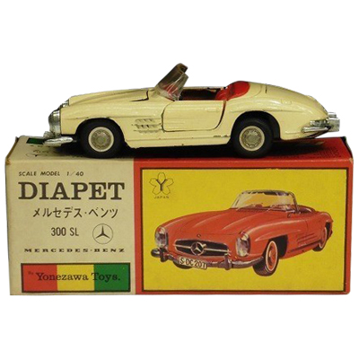 メルセデス・ベンツ 300SL クリーム No.D-123 ダイヤペット ヨネザワ 1/40