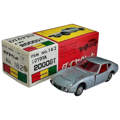 トヨタ 2000GT シルバー No.162 ダイヤペット ヨネザワ 1/40