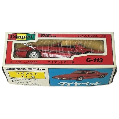 フィアット X1-9 No.G-113 レッド ダイヤペット ヨネザワ 1/30