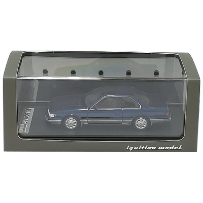 日産 レパード F31 アルティマ V30 ツインカム ターボ ダークブルー シルバー 1/43
