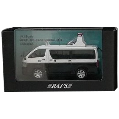 トヨタ ハイエース DX 5door 2006 警視庁高速道路交通警察隊誘導標識車 レイズ 1/43