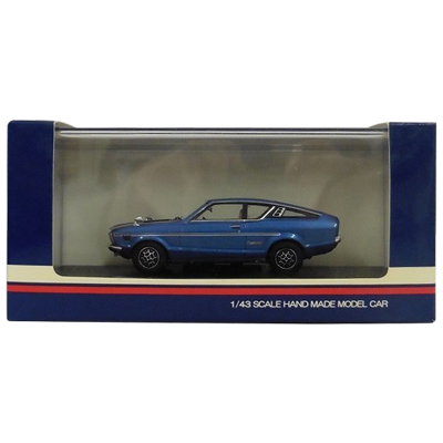 ニッサン サニークーペ GX 1973 ブルーメタリック ハイストーリー インターアライド 1/43